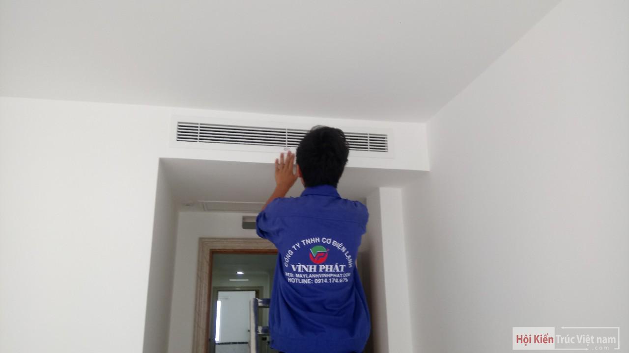 Tư vấn lắp đặt Điều hòa giấu trần nối ống gió công suất 4HP phù hợp cho phòng khách